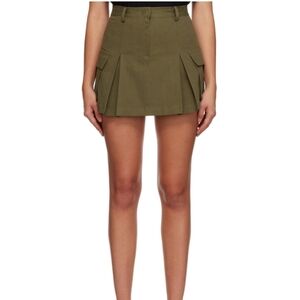 The Frankie Shop Green Cargo Mini skirt
